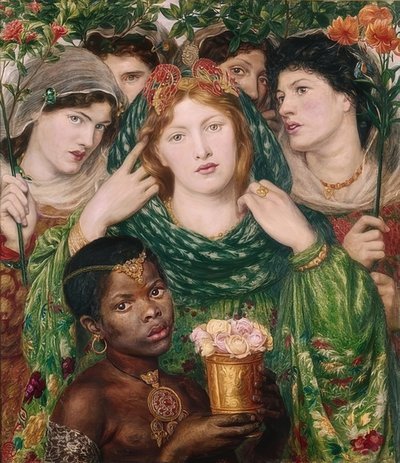Rakastettu. 1865/66 tekijältä Dante Gabriel Charles Rossetti