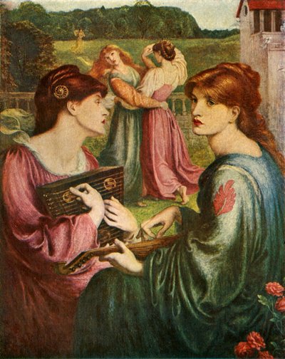 The Bower Meadow, 1850-1872, c1912 tekijältä Dante Gabriel Charles Rossetti