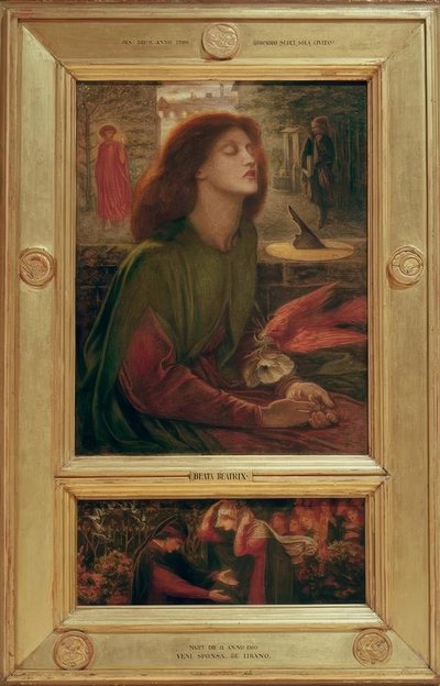 Beata Beatrix tekijältä Dante Gabriel Charles Rossetti