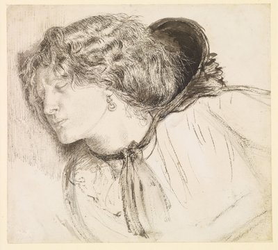 Löytyi - Tytön pään tutkimus tekijältä Dante Gabriel Rossetti