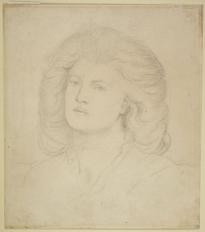 Naisen pää tekijältä Dante Gabriel Rossetti