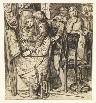 Rakkauden peili tai vertaus rakkaudesta tekijältä Dante Gabriel Charles Rossetti