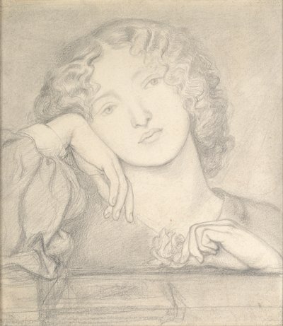 Monna Rosa, finlandesa dos anos 1860 tekijältä Dante Gabriel Rossetti