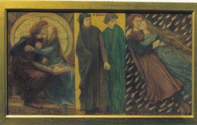 Paolo ja Francesca Riministä tekijältä Dante Gabriel Charles Rossetti