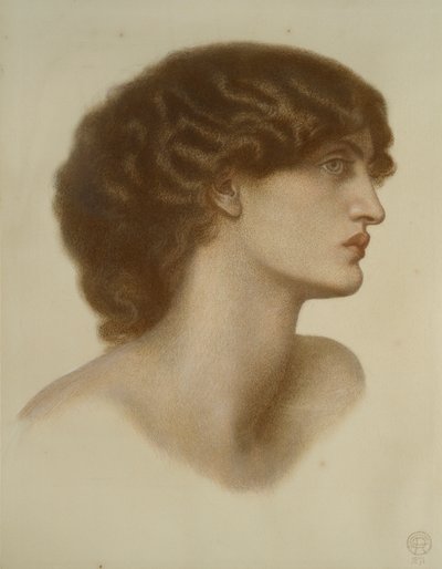 Dark Pearl, 1871 tekijältä Dante Gabriel Rossetti