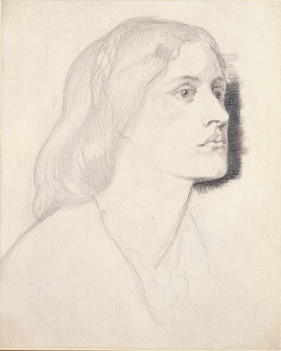 Neiti Ruth Herbertin muotokuva, luultavasti 1858 tekijältä Dante Gabriel Rossetti