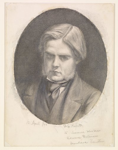 Muotokuva William Holman Huntista (1827-1910) tekijältä Dante Gabriel Rossetti