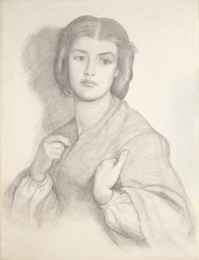 Naisen muotokuva, 1800-luvun puoliväli tekijältä Dante Gabriel Rossetti