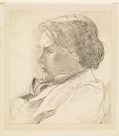 Nuoren miehen muotokuva tekijältä Dante Gabriel Rossetti