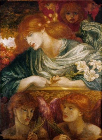 Siunattu Damozel tekijältä Dante Gabriel Charles Rossetti