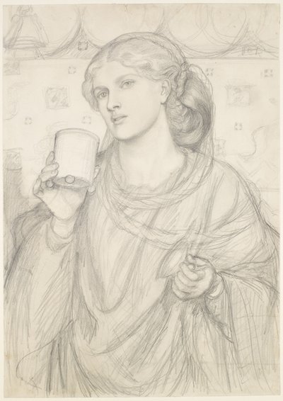 The Loving Cup - sävellystutkimus tekijältä Dante Gabriel Rossetti