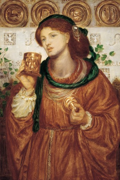 Rakastava malja tekijältä Dante Gabriel Rossetti
