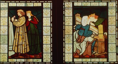 Anjoun kuningas Renén häämatka, Burne-Jones ja Dante G. Rossetti, 1862 tekijältä Dante Gabriel and Burne Jones, Edward Rossetti