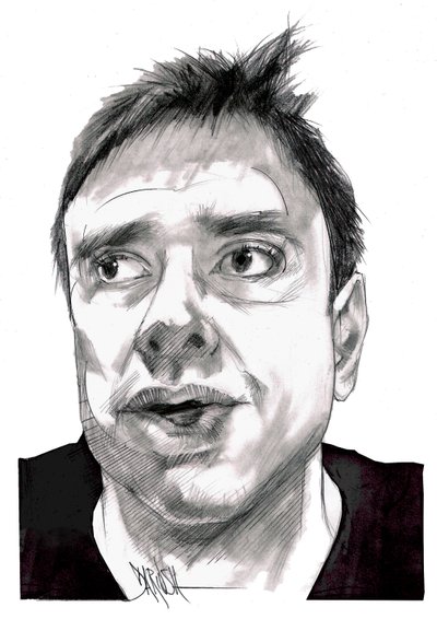 Alessandro Di Battista, 2023 (digitaalinen värikynäpiirros) tekijältä Dariush Radpour