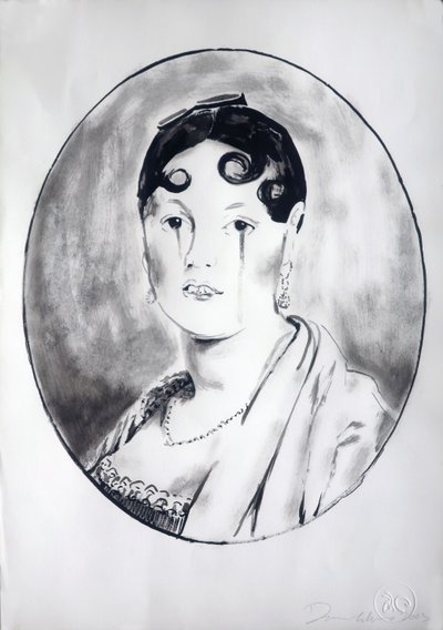 Ingre Girl 3, 2003 (tussi paperille) tekijältä Darren Coffield