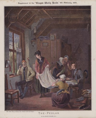 Pedlar (väri litho) tekijältä David (after) Wilkie