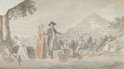 Sir James Hunter Blairin perhe, 1. Baronetti 1741-1787, n. 1785. tekijältä David Allan