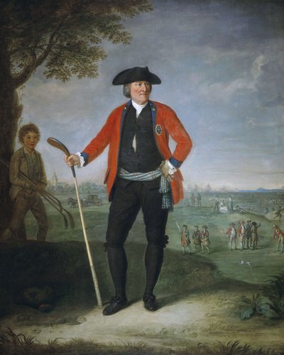William Inglis, noin 1712 - 1792. Edinburghin golfareiden kunniallisen seuran kirurgi ja kapteeni. tekijältä David Allan