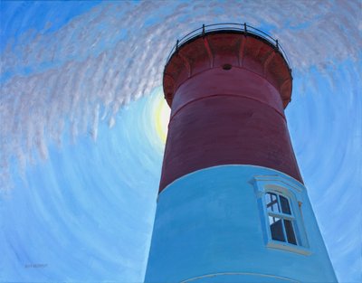 Valon näkeminen, 2017 (öljy kankaalle) tekijältä David Arsenault