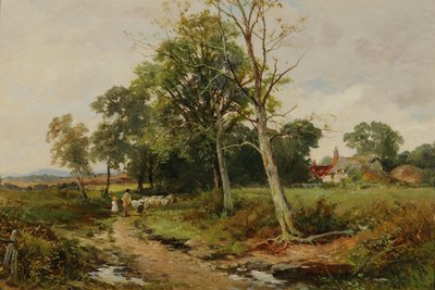 Worcestershiren kujaskohtaus, noin 1904 tekijältä David Bates