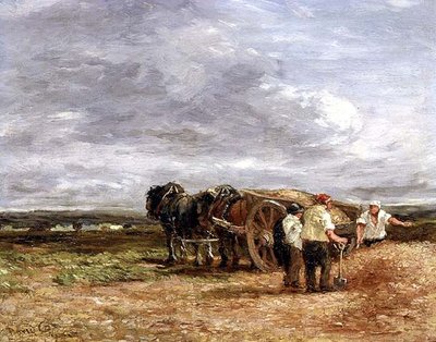 Carting Shingle (öljy paneelissa) tekijältä David Cox