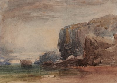 Rannikkokohtaus (nro 1 väliaikainen) tekijältä David Cox