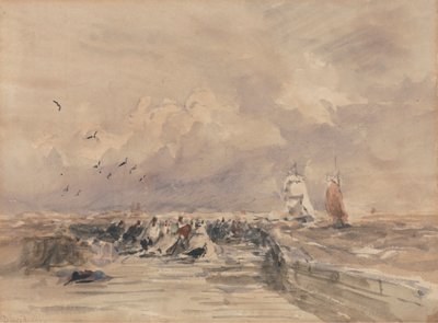 Dieppe Pier, Kova tuulta tekijältä David Cox