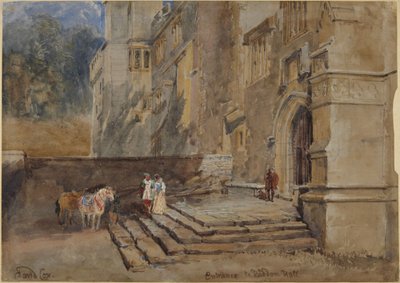 Haddon Hallin sisäänkäynti tekijältä David Cox