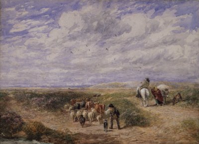 Pysy vasemmalla tiellä, 1854 tekijältä David Cox