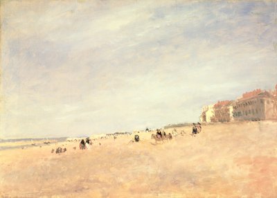 Rhyl Sands, n. 1854 (öljy kankaalle) tekijältä David Cox