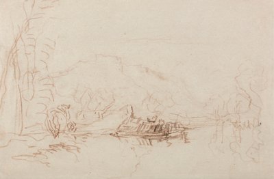 River Scene tekijältä David Cox