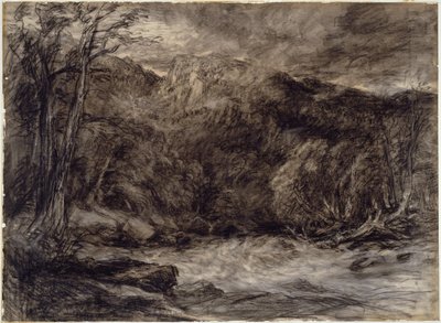 Vuori Torrent tekijältä David Cox the elder