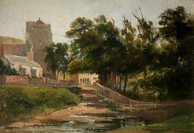 All Saints Church, Hastings, 1813. tekijältä David Cox the elder