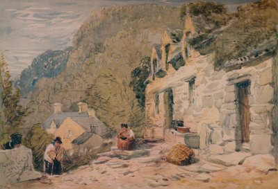 Black Jacks Cottage, Bettws-y-Coed, 1846 tekijältä David Cox the elder
