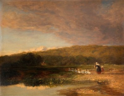 Ilta, 1851-1853. tekijältä David Cox the elder