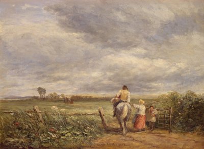 Menossa Hayfieldiin, 1853. tekijältä David Cox the elder