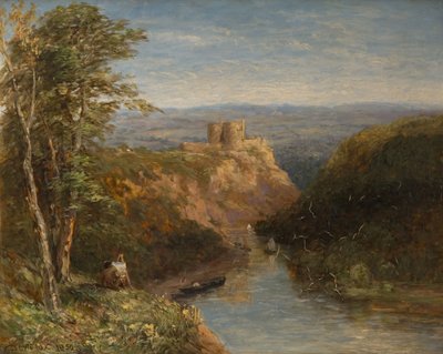 Cilgerranin linna, Pembrokeshire, 1852. tekijältä David Cox the elder