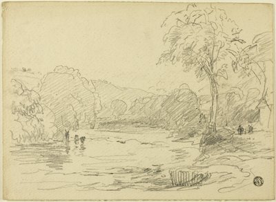 Jokikohtaus tekijältä David Cox the elder