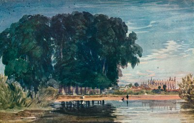 The Brocas, Eton, 1800-luvun alkupuoliväli, 1930. tekijältä David Cox the elder