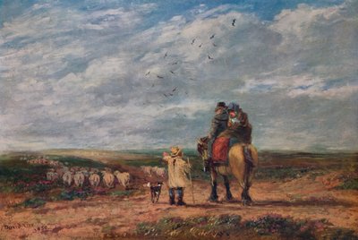 Ristitie, 1850 tekijältä David Cox the elder