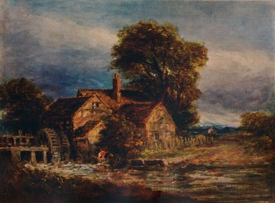 Vesipyörä, c1839 tekijältä David Cox the elder
