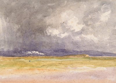 "Juna rannikolla", 1850 tekijältä David Cox the elder