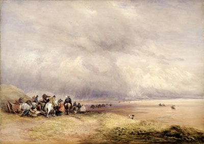Ulverston Sands, 1835. tekijältä David Cox the elder