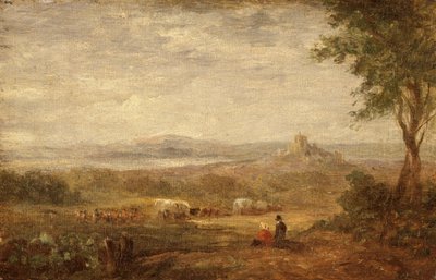 Näkymä lähellä Lancasteria, c1810. tekijältä David Cox the elder