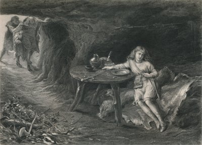 "Imogen in the Cave Cymbeline", c1870 tekijältä David Desvachez
