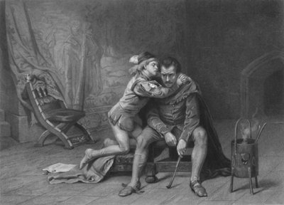 "Prince Arthur ja Hubert King John", vuodelta 1870. tekijältä David Desvachez