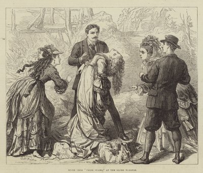 Kohtaus False Shamesta Globe-teatterissa tekijältä David Henry Friston