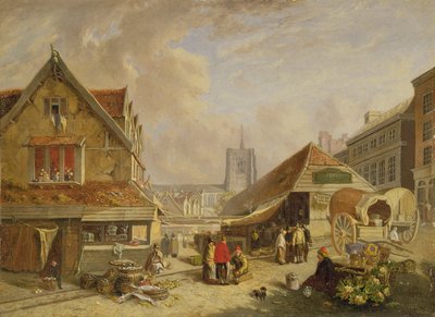 Vanha kalatori, Norwich, 1825 tekijältä David Hodgson