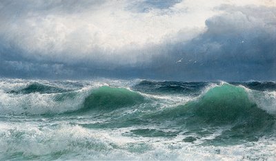 Myrskyinen meri läpikuultavilla katkaisijoilla, 1894 tekijältä David James