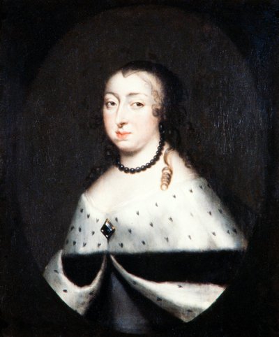 Hedvig Eleonora, Ruotsin kuningatar, n. 1661 (öljy kankaalle) tekijältä David Klöcker Ehrenstrahl